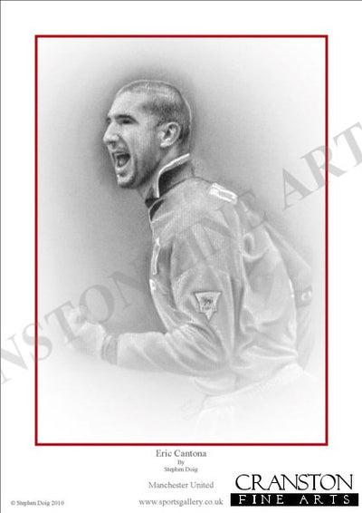 Eric Cantona by Stephen Doig.