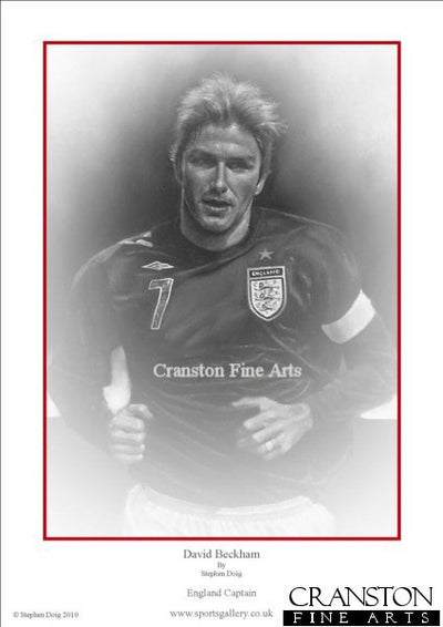 David Beckham - England Captain by Stephen Doig.