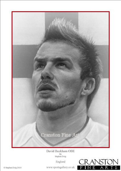 David Beckham OBE by Stephen Doig.