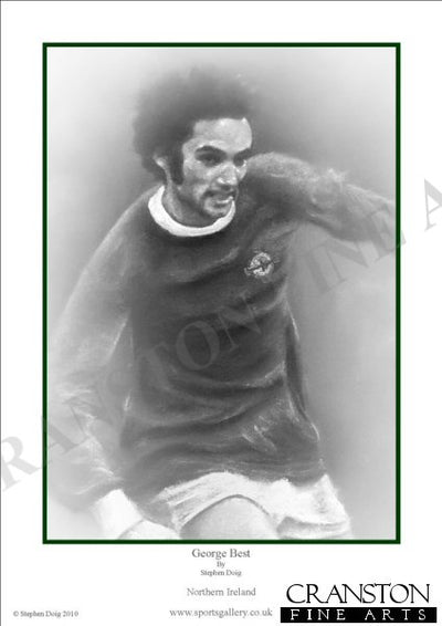George Best - Northern Ireland by Stephen Doig.