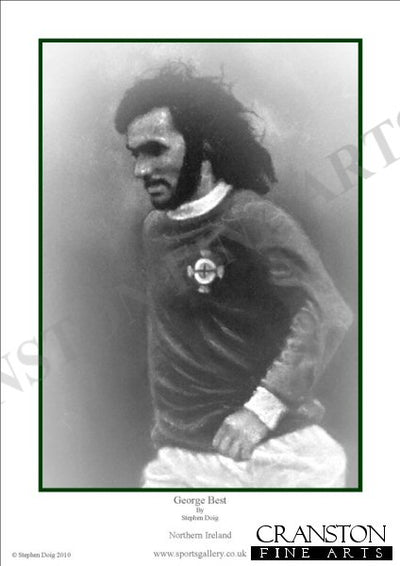 Northern Ireland - George Best by Stephen Doig.
