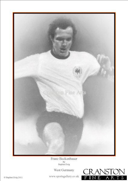 Franz Beckenbauer by Stephen Doig.