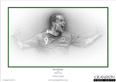 David Healy - Northern Ireland by Stephen Doig.