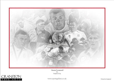 Jason Leonard - England and Harlequins by Stephen Doig.