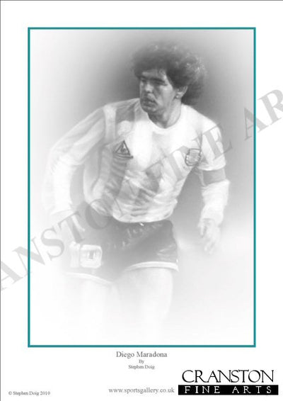 Diego Maradona by Stephen Doig.