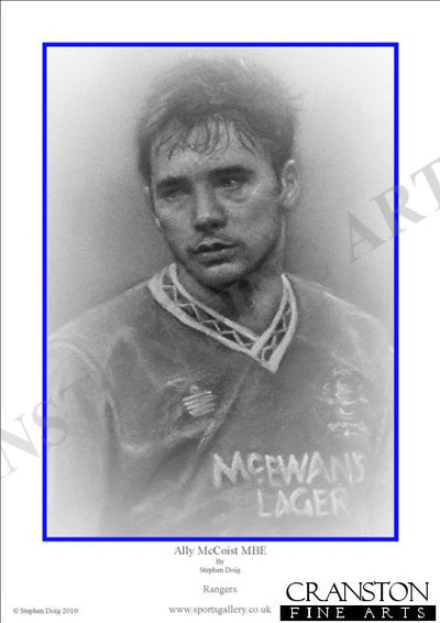 Ally McCoist MBE - Rangers by Stephen Doig.