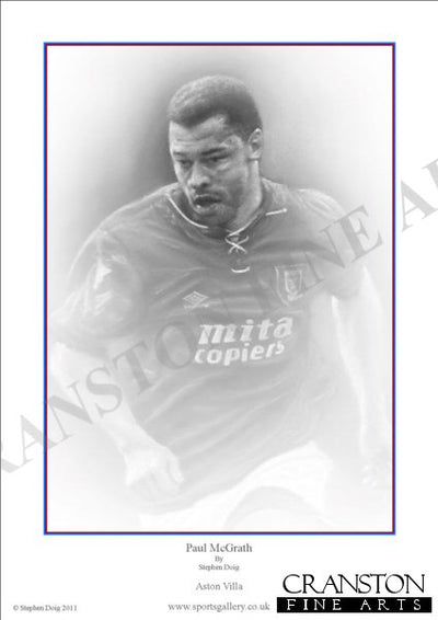 Paul McGrath - Aston Villa by Stephen Doig.