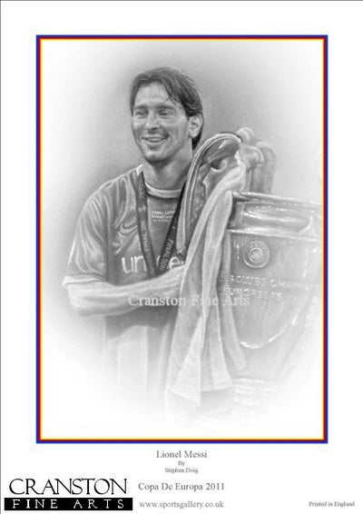 Lionel Messi - Copa De Europa 2011 by Stephen Doig.