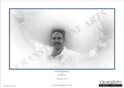 Kevin Pietersen - Adelaide 2010 by Stephen Doig.