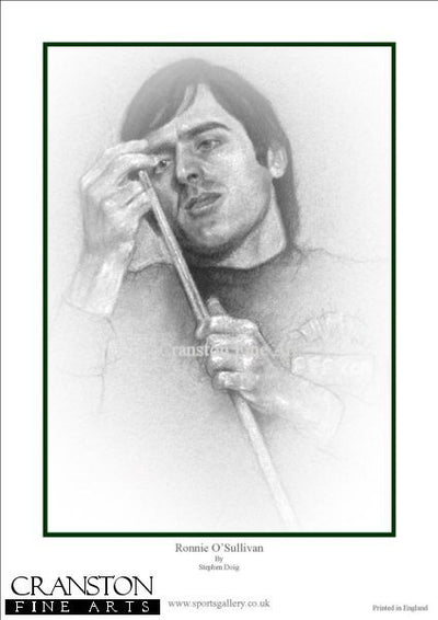 Ronnie O'Sullivan by Stephen Doig.