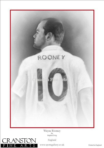 Wayne Rooney - England by Stephen Doig.