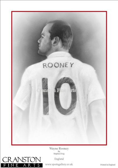Wayne Rooney - England by Stephen Doig.