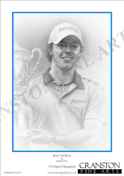 Rory McIlroy - US Open Champion by Stephen Doig.