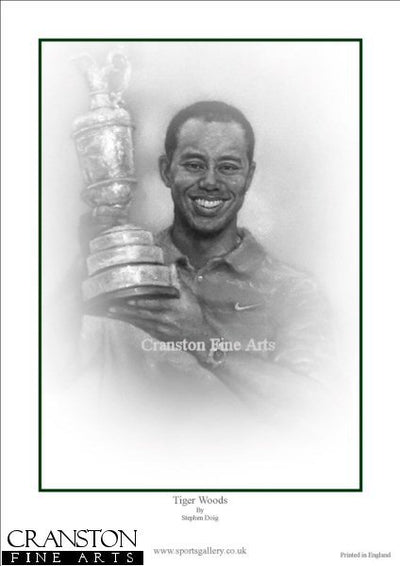 Tiger Woods by Stephen Doig.