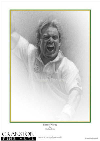 Shane Warne by Stephen Doig.