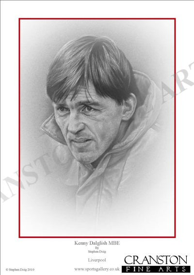 Kenny Dalglish MBE by Stephen Doig.