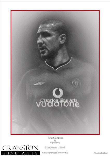 Eric Cantona - Manchester United Legend by Stephen Doig.