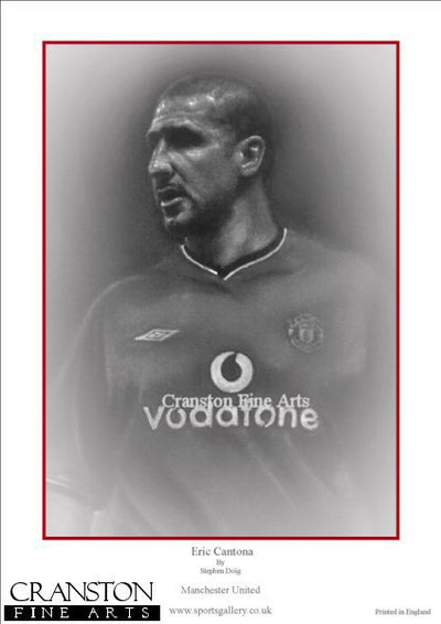 Eric Cantona - Manchester United Legend by Stephen Doig.