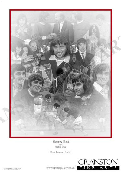 George Best Montage by Stephen Doig.
