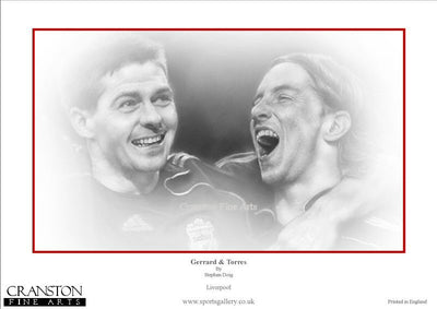 Gerrard and Torres - Liverpool by Stephen Doig.