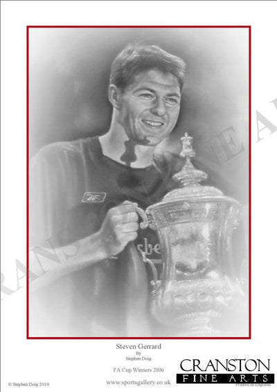 Liverpool - FA Cup Winners 2006 - Steven Gerrard by Stephen Doig.