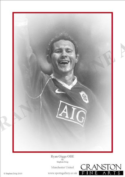 Ryan Giggs OBE - Manchester United by Stephen Doig.