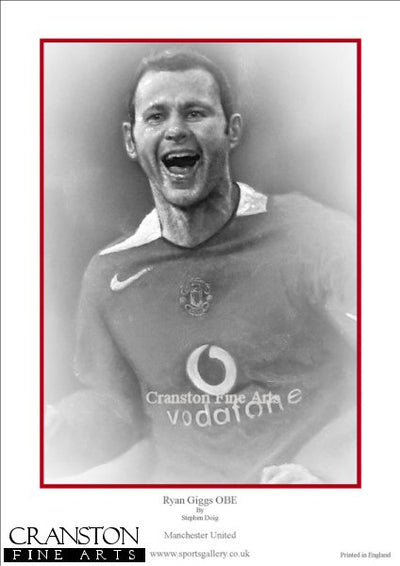 Ryan Giggs OBE by Stephen Doig.