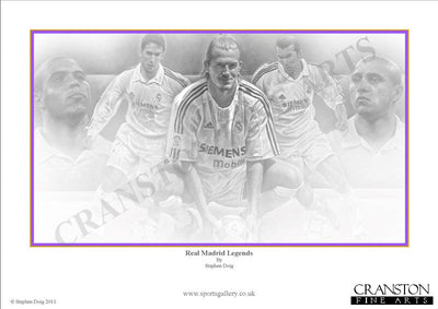 Real Madrid Legends by Stephen Doig.