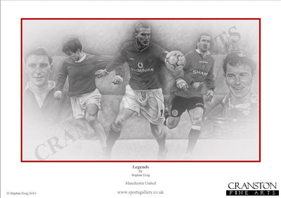Legends - Manchester United by Stephen Doig.