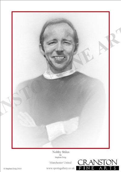 Nobby Stiles - Manchester United by Stephen Doig.