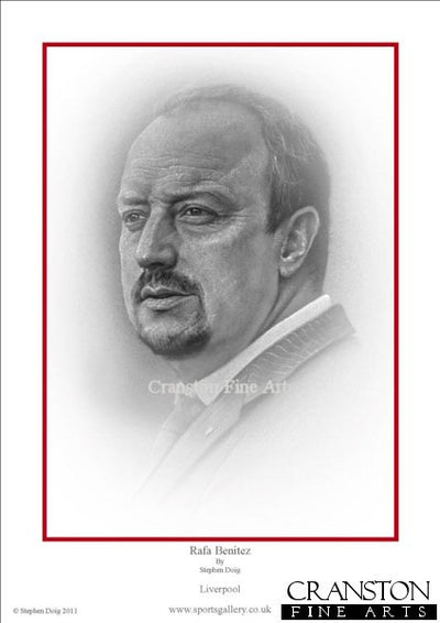 Rafa Benitez - Liverpool by Stephen Doig.