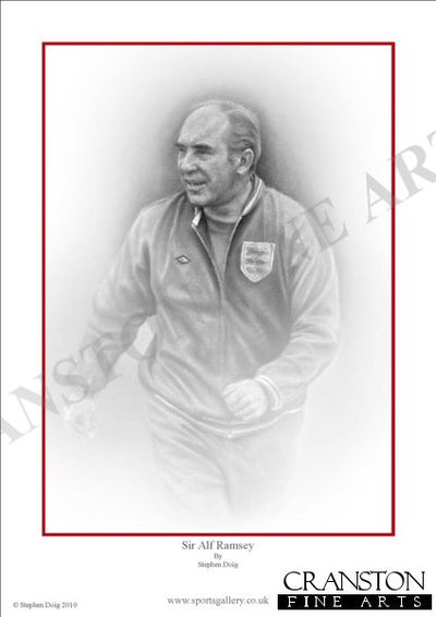 Sir Alf Ramsey by Stephen Doig.