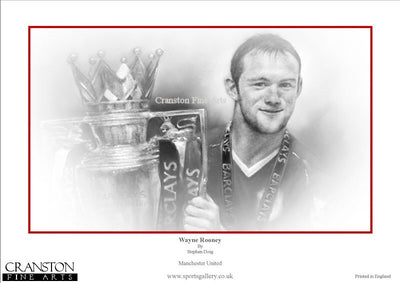 Wayne Rooney - Manchester United by Stephen Doig.