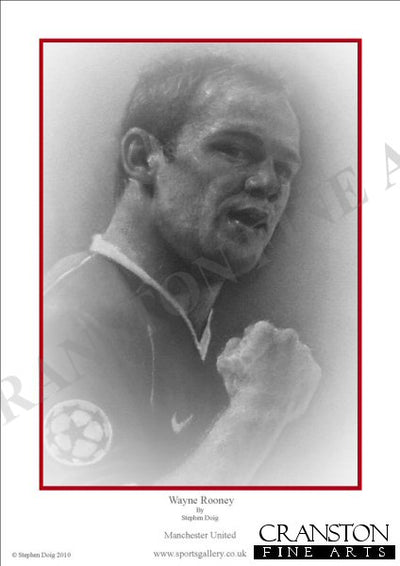 Manchester United - Wayne Rooney by Stephen Doig.