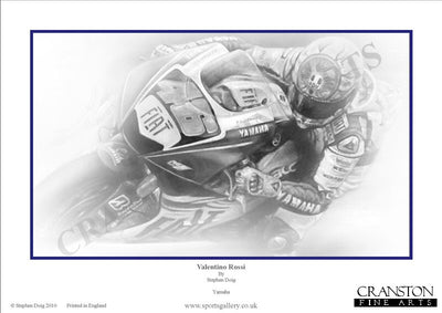 Valentino Rossi by Stephen Doig.