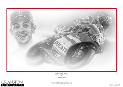 Valentino Rossi - Ducati by Stephen Doig.