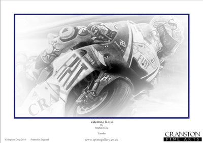 Valentino Rossi - Yamaha by Stephen Doig.