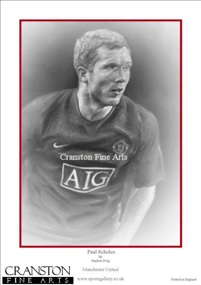 Paul Scholes - Manchester United by Stephen Doig.