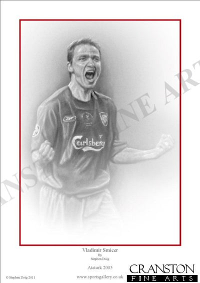 Vladimir Smicer - Liverpool - Champions League Final 2005 by Stephen Doig.