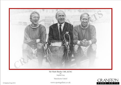 Sir Matt Busby CBE, KCSG by Stephen Doig.