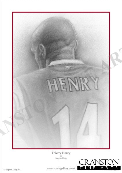 Thierry Henry by Stephen Doig.
