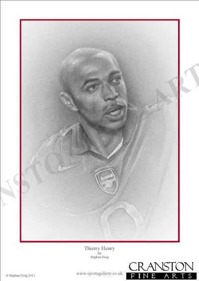 Thierry Henry by Stephen Doig.