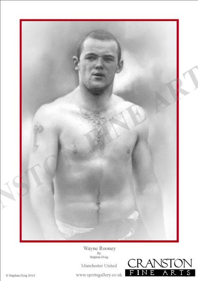 Wayne Rooney - Manchester United by Stephen Doig.