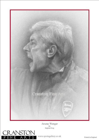 Arsene Wenger by Stephen Doig.
