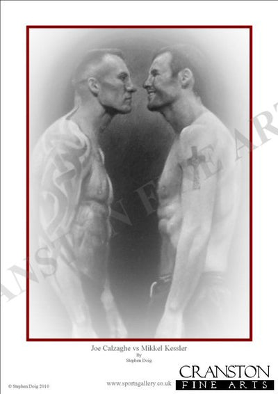 Joe Calzaghe vs Mikkel Kessler by Stephen Doig.
