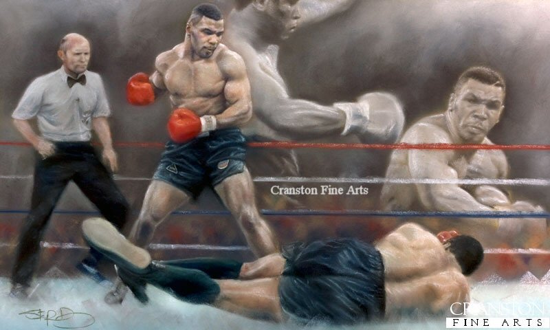 Dawn of a New Era - Tyson v Berbick by Stephen Doig. (P)