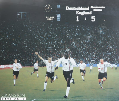 A Glorious Night - England v Germany 5 - 1 by Darren Baker