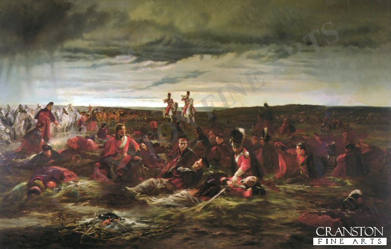The Dawn of Waterloo by Lady Elizabeth Butler (B)