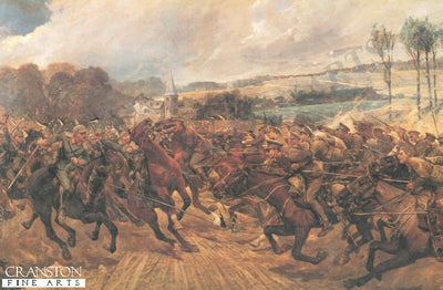 Charge of the 9th Lancers by Richard Caton Woodville. (B)
