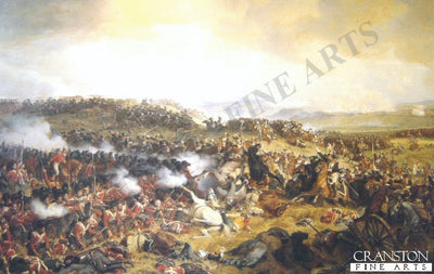 The Battle of Waterloo by Felix Philippoteaux. (B)